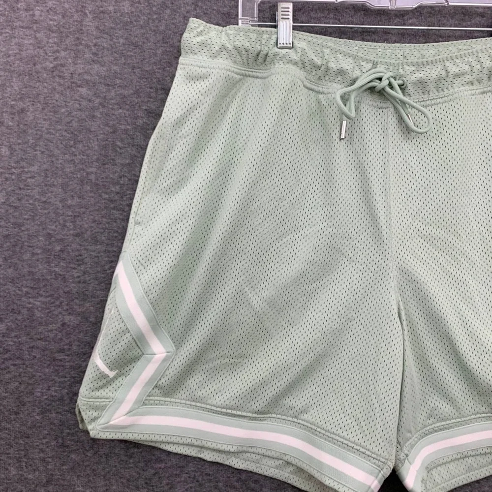 Jordan Diamond Mesh Men 2XL Basketball Short Mint Green White Jumpman DM1367-017